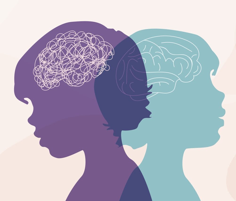 child_kid_or_baby_whit_bipolar_disorder_mind_double_face_split_personality_mood_disorder_2_head_silhouette_psychology_dual_personality_metaphor_mental_health_tangle_and_untangle